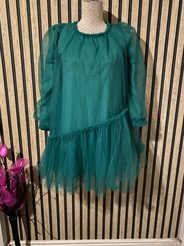 Monnalisa green tulle mesh - monnalisa,