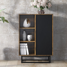 Industrial Oak & Black Living