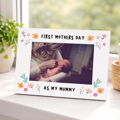 First mother day photo frame - first,