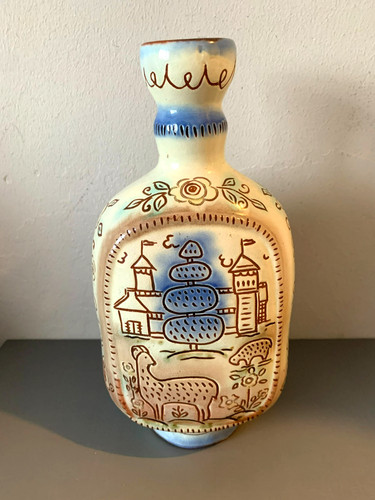 Large vintage decorated