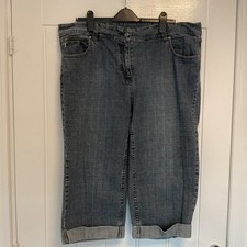 Ladies Maine Cropped 3/4 Jeans 20 Regular