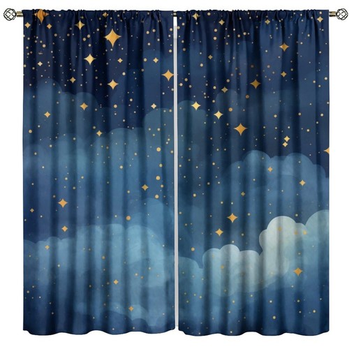 Night sky stars curtain for - sky,