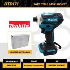 Brushless Impact Driver Rechargeable Screwdriver Drills Cordless Power Tools 18V
