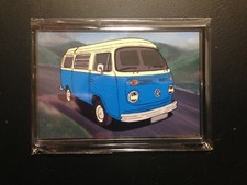 White / blue VW Volkswagen