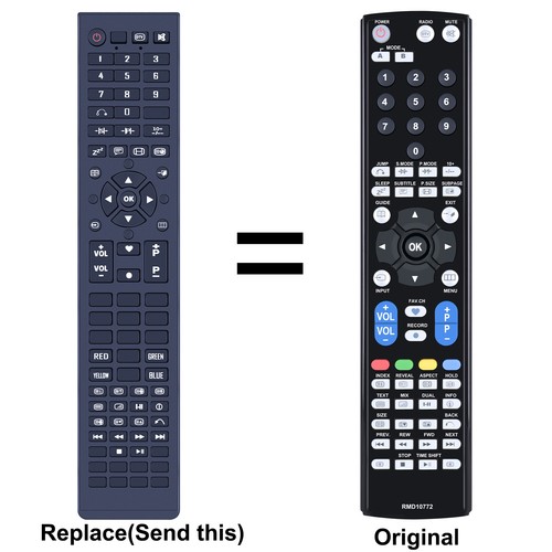 New replacement remote control - new,