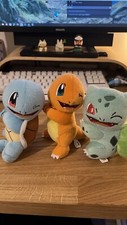 Pokémon Soft Toy / Curtain holder - Charmander, Bulbasaur and Squirtle