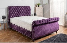 LUXURY SWAN SLEIGH BED