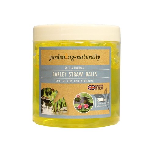 Barley straw balls for ponds - straw,
