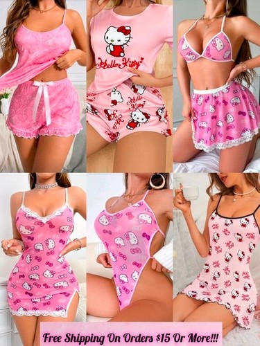 Women hello kitty pajamas - women's,