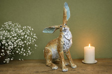 Large Decorative Resin Hare