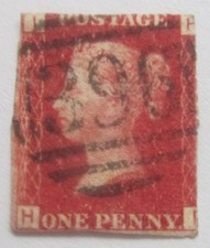 Queen Victoria 1d Red Letters