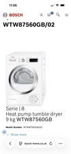 Bosch WTW87560GB/02