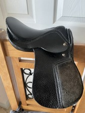 Miniature 8” Leather Saddle to fit a toy horse or for display 