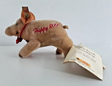 STEIFF Happy 2000 Mohair Pig