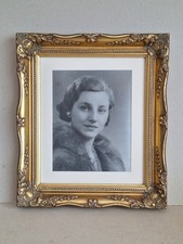 Gold Ornate Decor Wood Frame Rococo Antique Style Frame 39cmx34cm