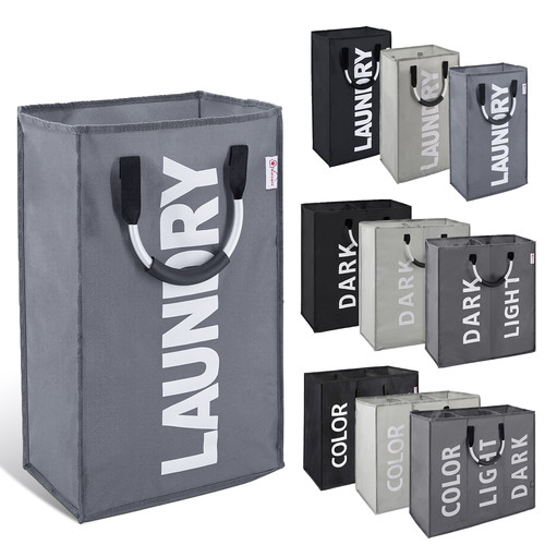 Folding hamper bag storage bin - folding,
