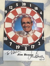Jim Bowen Bullseye Hand Signed