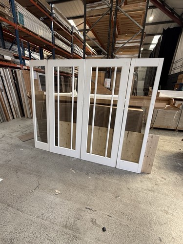 Complete glazed internal door - complete,