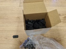 Composite Decking Clips Hidden Fixings Plastic T WPC & BLACK Stainless Screws