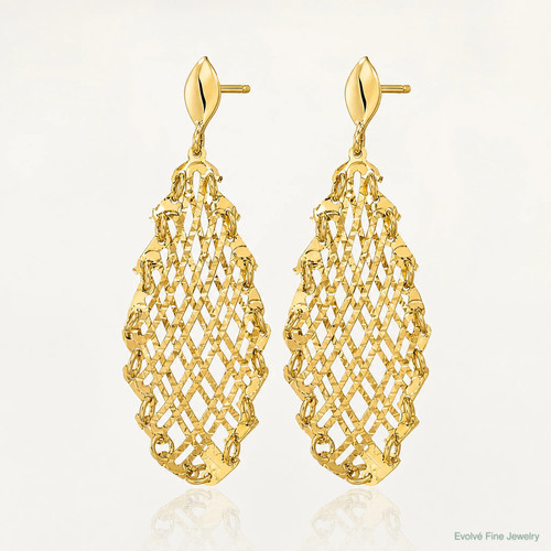 14k yellow gold polished - 14k,