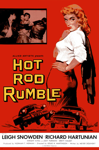 Hot rod rumble - rumble, poster