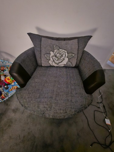 Nearly new dfs swivel - nearly, chair