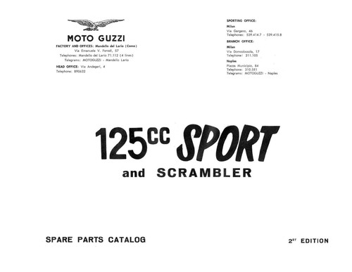 Moto guzzi parts manual - moto,