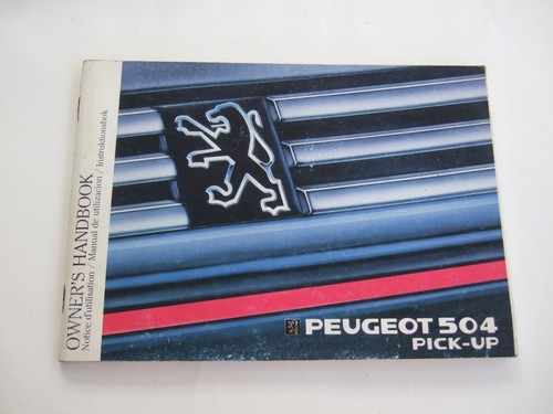 Peugeot 504 pick - petrol, or