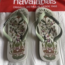 Havaianas Farm Rio Flip Flops, Green. UK Size 5/6.  Brand New