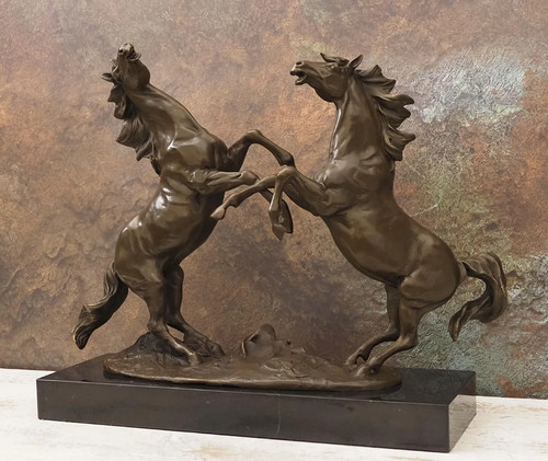 Bronze horse statue sculpture - bronze,