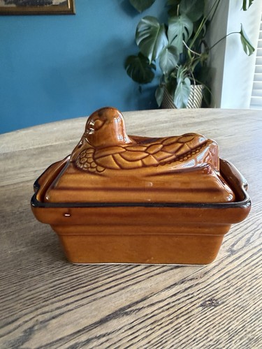 Vintage french duck pate - vintage,