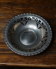 Vintage Silver Plated Pierced