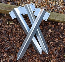 Railway Sleeper Brackets Iron for Driveway Path Edging Easy Fix Landscaping