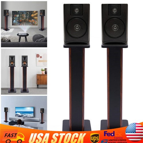 Wood speaker stands 1 - speaker,
