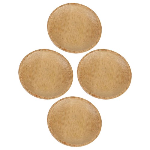 Pcs bamboo small round sauce - 4,