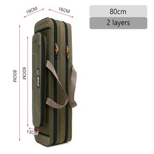Hard Steel Fishing Rod Bag