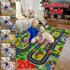 Non Slip Kids Play Mat City
