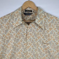 VAN HEUSEN Vtg 60s 70s Qiana