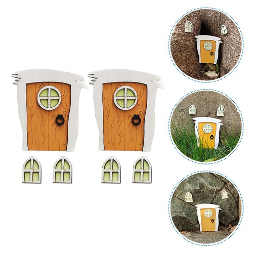 Wooden fairy garden - fairy,