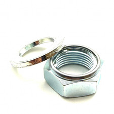 RM125 1989 REAR AXLE NUT & WASHER MXPUK 1989 RM 125 18mm FUJI NUT RM125  (955)