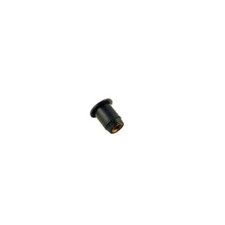 Black Rubber Nut with brass