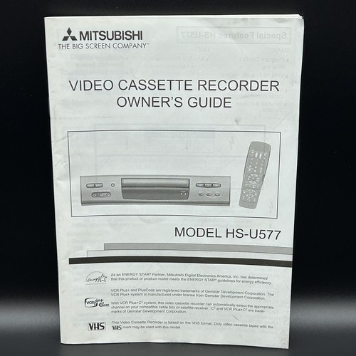 Mitsubishi u577 vcr video - mitsubishi,