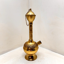 Indian Vintage Brass Antique Hookah Home Decoration Vase