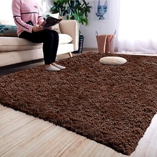 Thick Shaggy Large Rugs Non