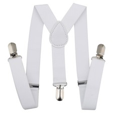 Mens Elasticated Heavy Duty Clip on Trouser Braces Adjustable Suspenders 25mm