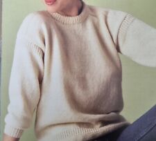 Knitting Pattern Ladies Womens Emu Guernsey  Sweater  5ply 32- 44" (879)