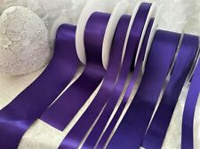 Berisfords LIBERTY Purple Cadbury - D/F Satin & Grosgrain Ribbon 3mm - 70mm