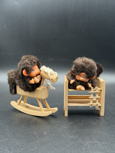 Vtg monchichi style dolls - vtg,