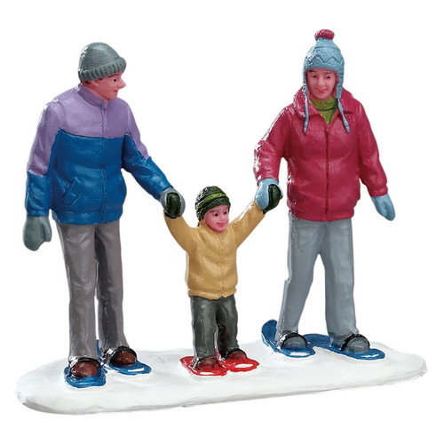 Lemax snowshoe family figurine - snowshoe,