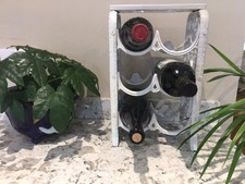 Vintage Cast Iron Wine Rack/